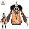 Game Genshin Impact Iansan Cosplay Costume Tempered In Molten Stone Iansan Women Halloween Party Suit