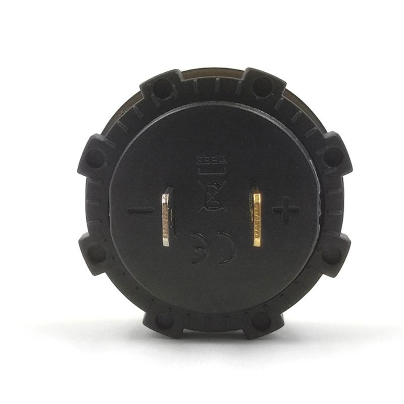 Panel Mount Digital Meter 3-30V with LED Display, 12V 24V Battery Monitor for Motorcycle Boat Car Equipment Use
