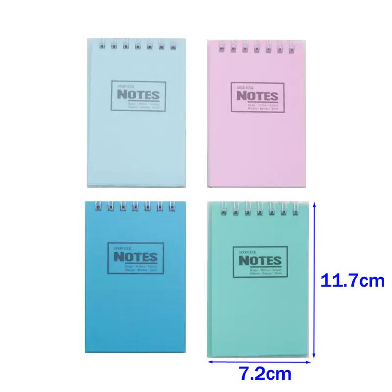 10pcs Mixed Color Mini  Note Pad Notebook Memo Pad Set Small Pocket Style Notepad Checklist To Do List Notes Planner Book