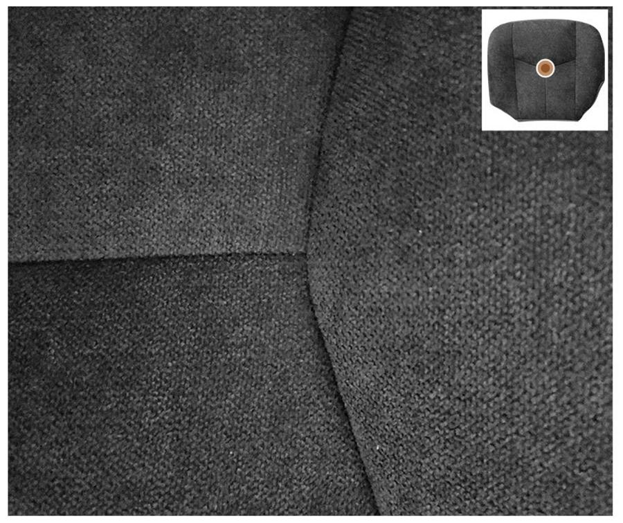 Dark Gray Cloth Driver Seat Bottom Cover for Toyota 2003-2006 Models