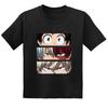 Japanese Anime Printed Teenage T-shirt Summer Boys Girls Casual Harajuku Streetwear Fashion O-Neck Short Sleeve Tops Clothing