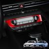 Elantra Red Carbon Fiber Texture Air Conditioning Cover - Modern Decor Compatible