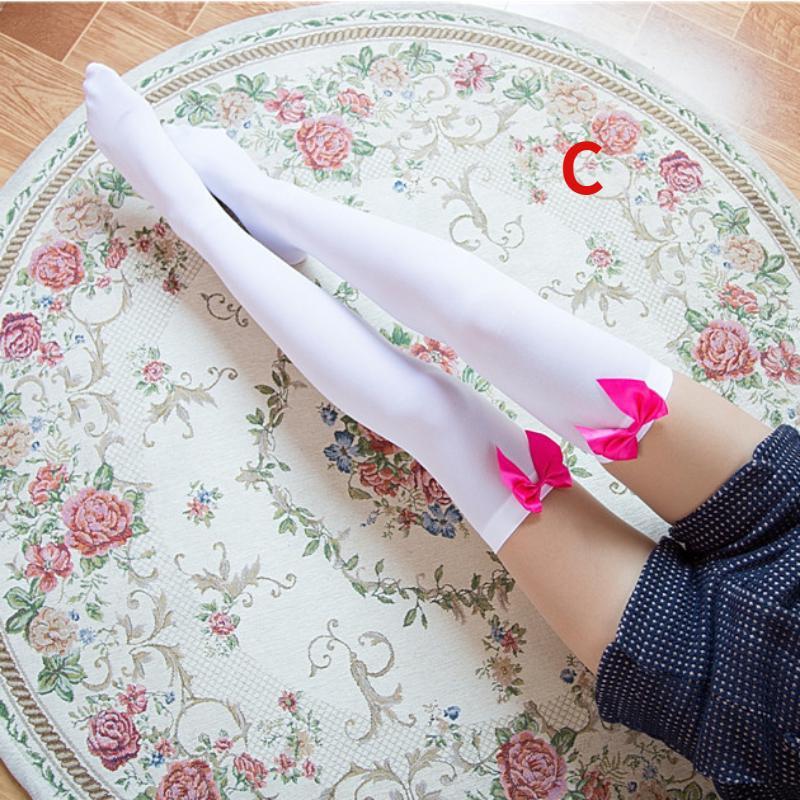 Women's Elastic Over-knee Stockings Fashion Bow Tights