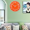 12 İnç Duvar Saati Yüksek Hassasiyetli Pille Çalışan Kolay Okunabilen Sessiz Geçmeyen Kuvars Saat Duvar Sanatı Dekorasyon