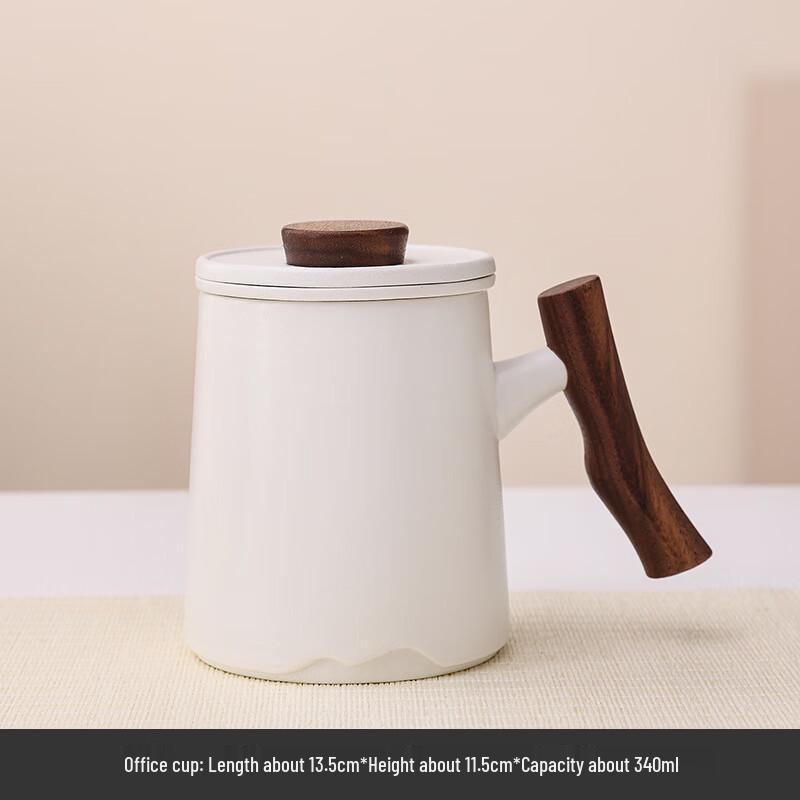 Jun Seventeen ME Guochao Far Mountain Ceramic Tea Infuser Mug Secure Packaging