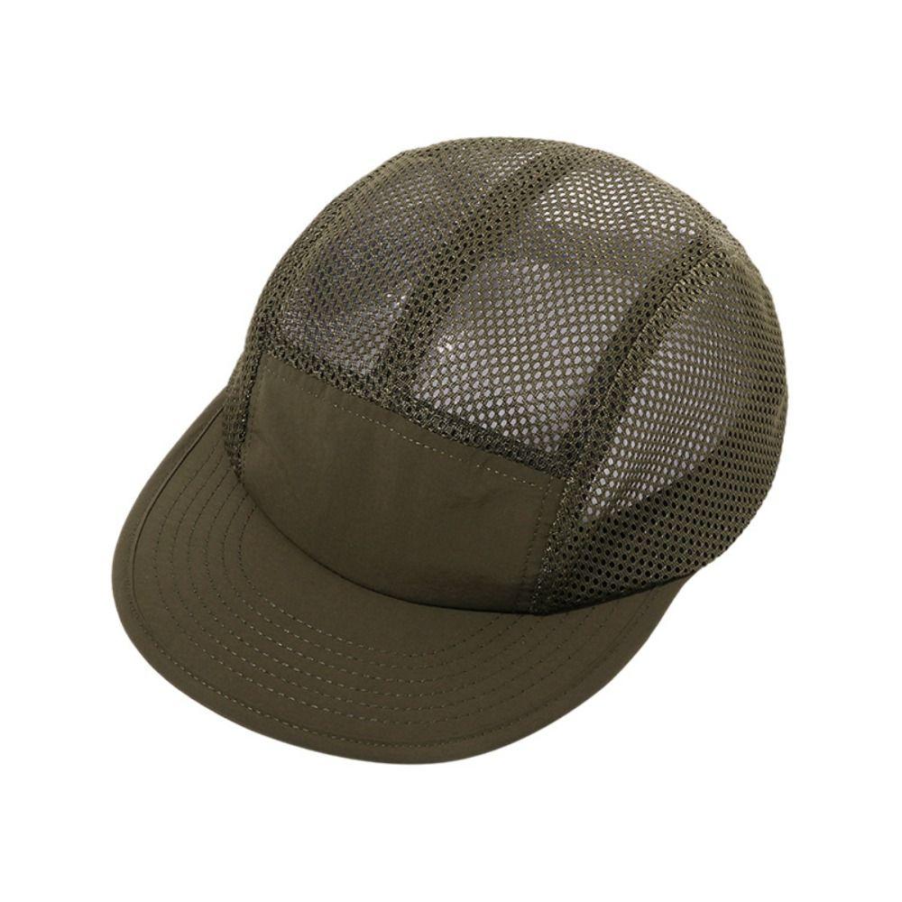 Work Cap 5 Panel Baseball Hats Outdoor Mesh Caps New Summer Quick Drying Cap