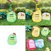 Dinosaur Computer Pattern Function Cartoon Keychain Kids School Decor Bag