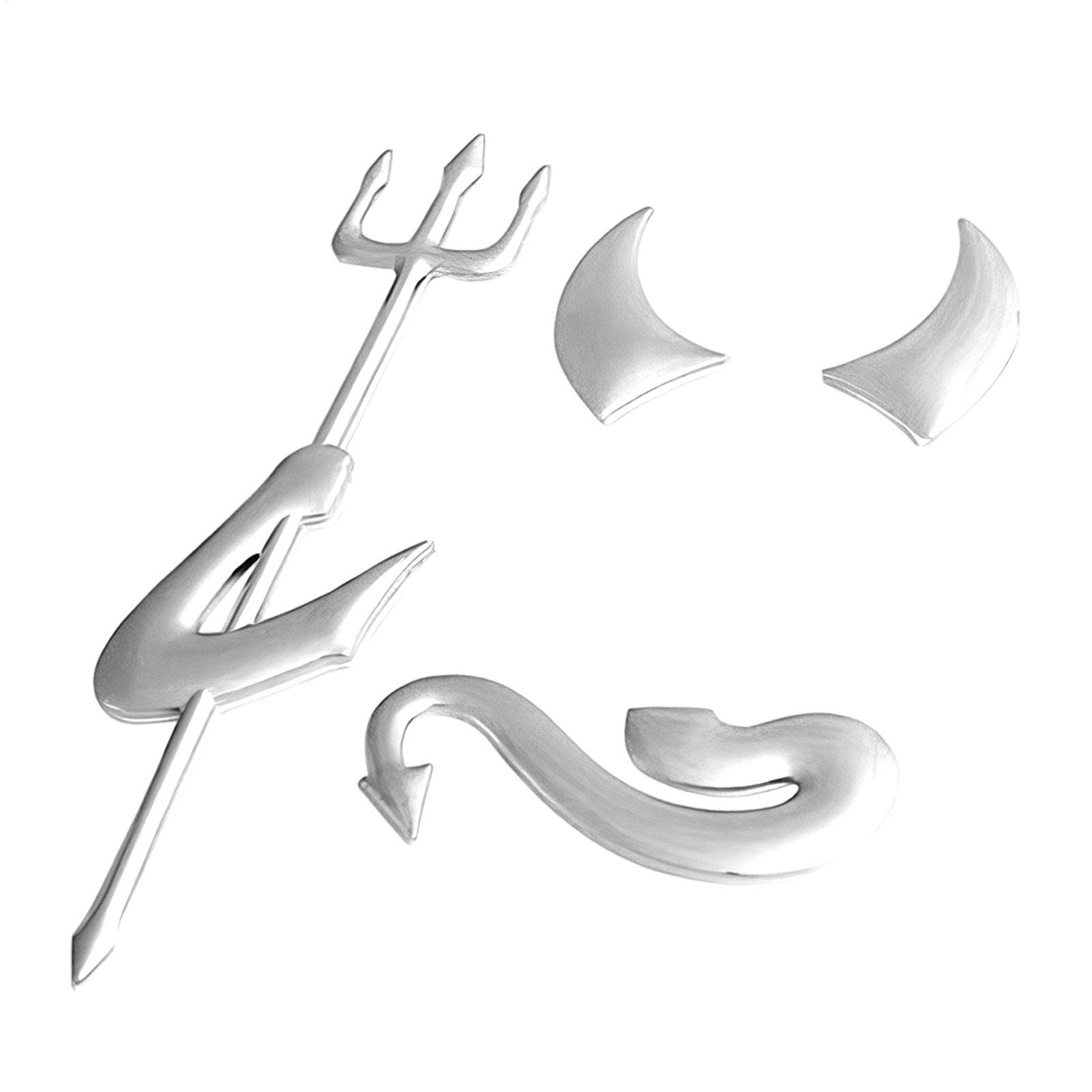 

3D Metal Car Stickers Car Body Stickers Little Night Demon Car Sticker For Truck SUV Motorcycle Scooter Body Trunk Tail Window CHINA
