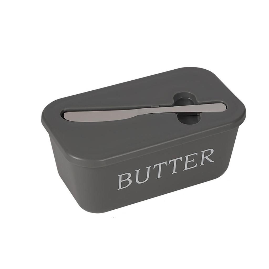 Butter Storage Box with Knife, Sealed and Airtight Food Preservation Container, Kitchen Butter