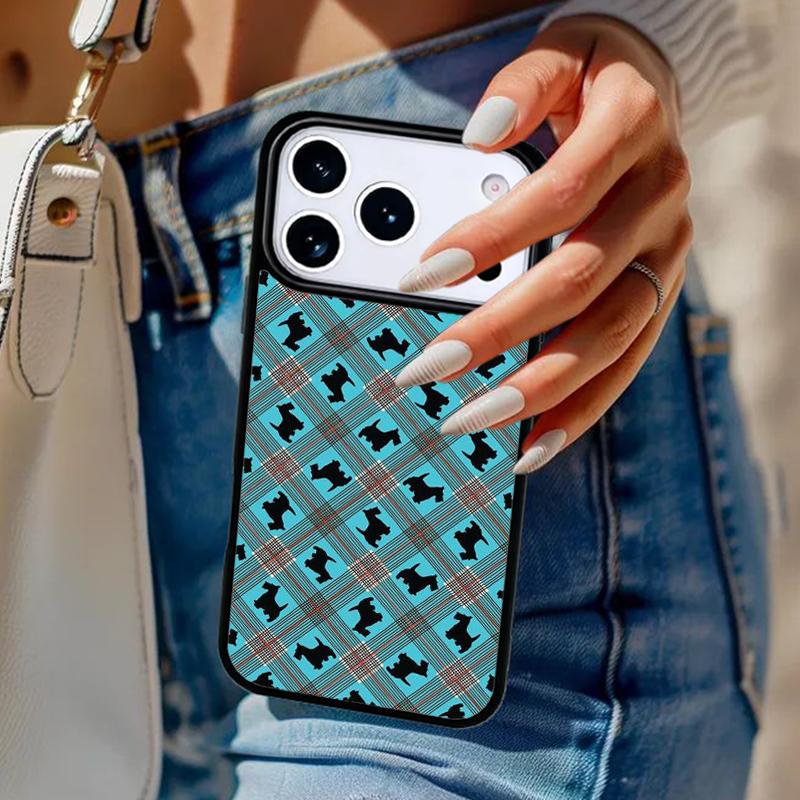 Westie Scottie Scottish Terrier Soft Phone Case For iPhone 17 Air 14 15 13 12 Max Cover For Apple 16e 11 Pro Max Plus Coque