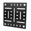 Truck Bed Panel Aluminum Alloy Multifunctional Side Bed Panel Rack System Cargo Storage Organizer for Use with L Rails