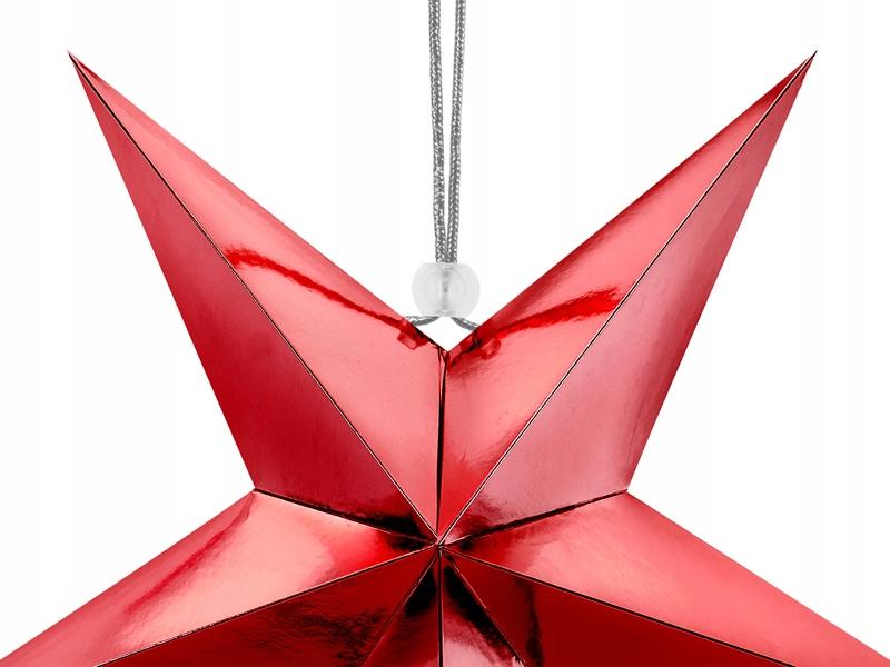 Paper Star, 30Cm, Red, 1 Piece