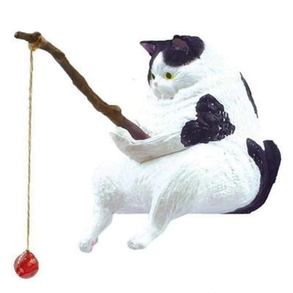 Aquascape Decorative Fishing Kittens DIY Cat Fishing Ornament New Fishing Cat Ornaments  Car