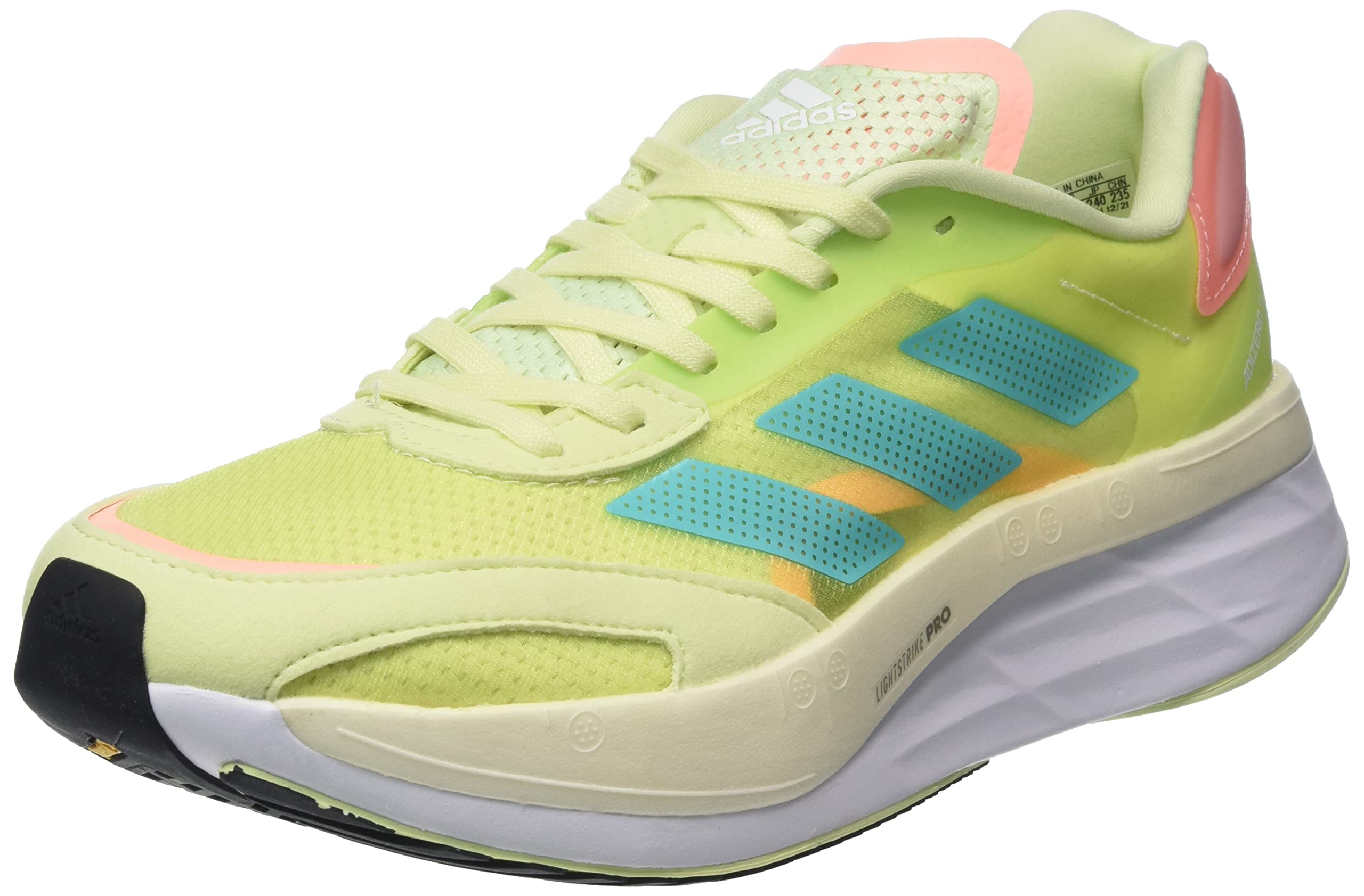 

adidas ADIZERO BOSTON 10 W Обувь для легкой атлетики GY0906 Почти лаймовый/Мин 225