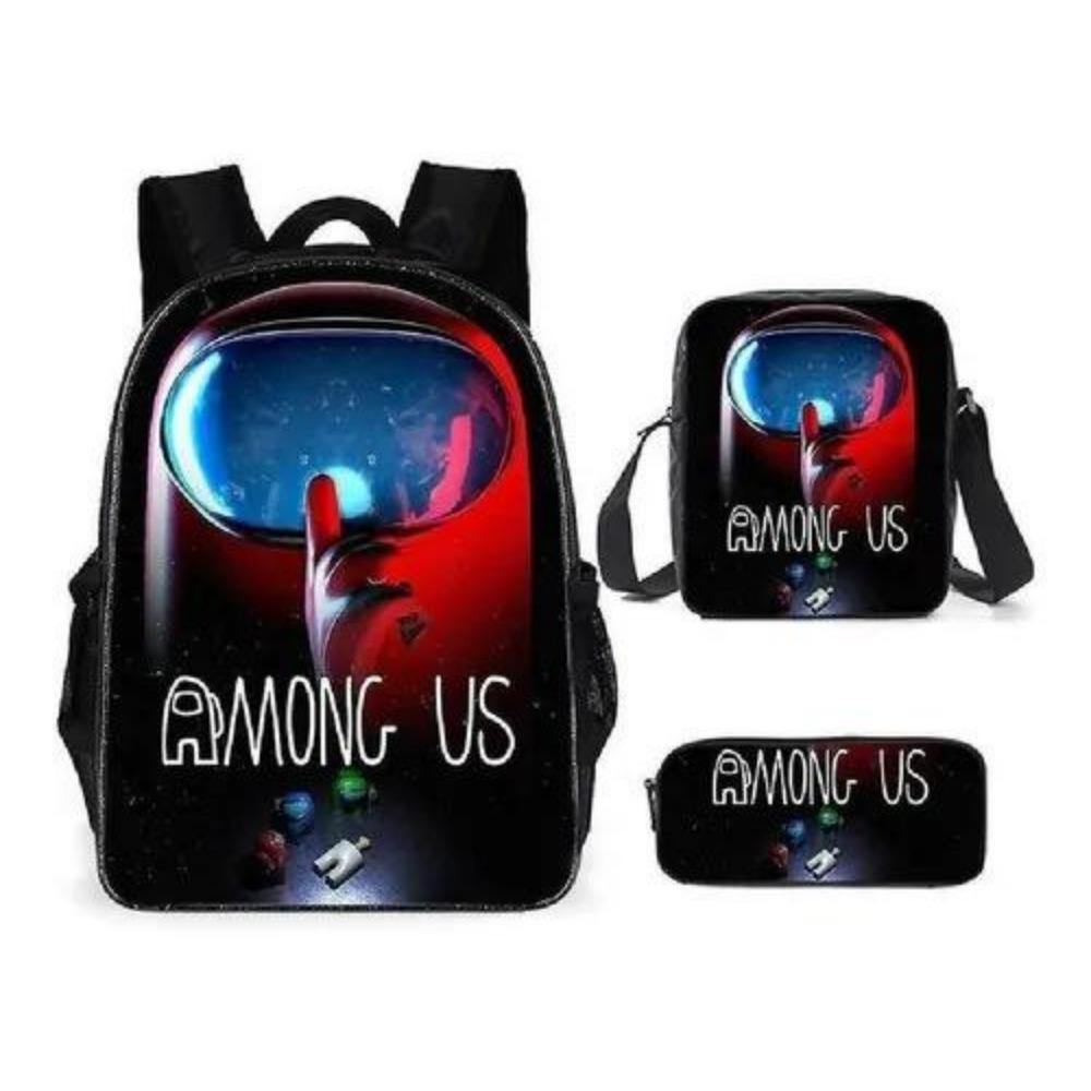 Among Us Middle School Student School Bag Cartoon School Bag Children's Backpack Backpack Satchel Moving