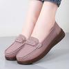 Women Black Moccasins Driving Shoes Flats White Casual Nurse Loafers Grey Minimalist Maternity Shoes Large Size