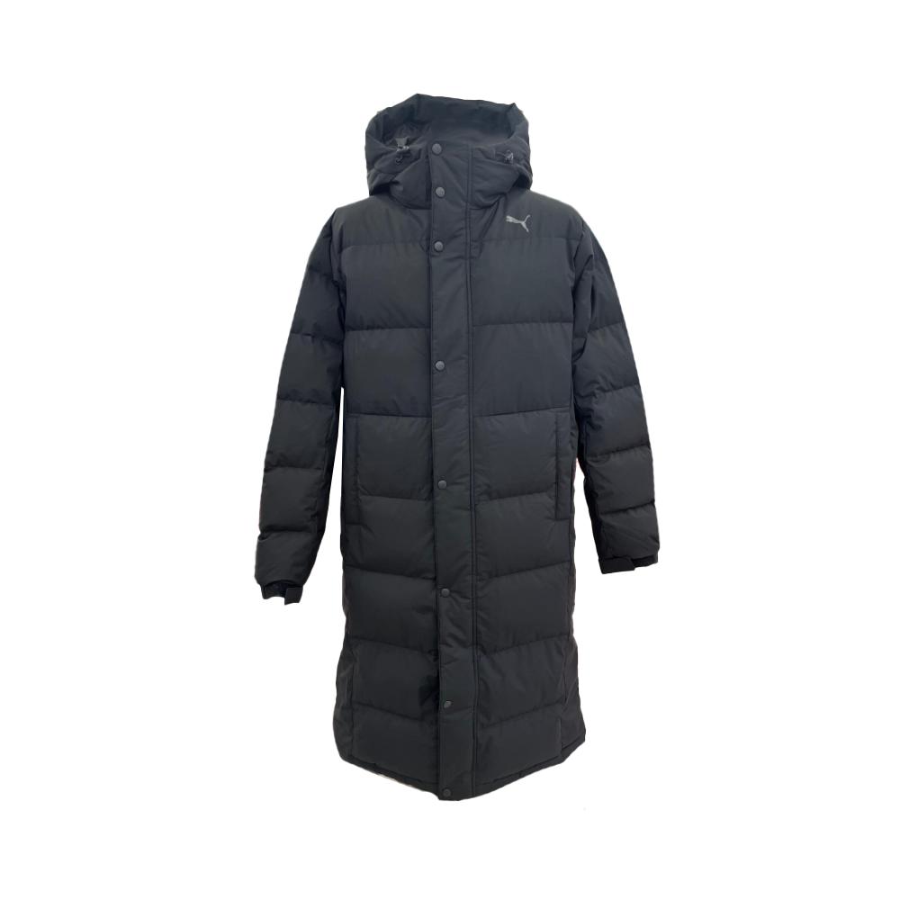 

Puma Hooded Solid Long Down Jacket Unisex Outerwear Black 941326-01 M