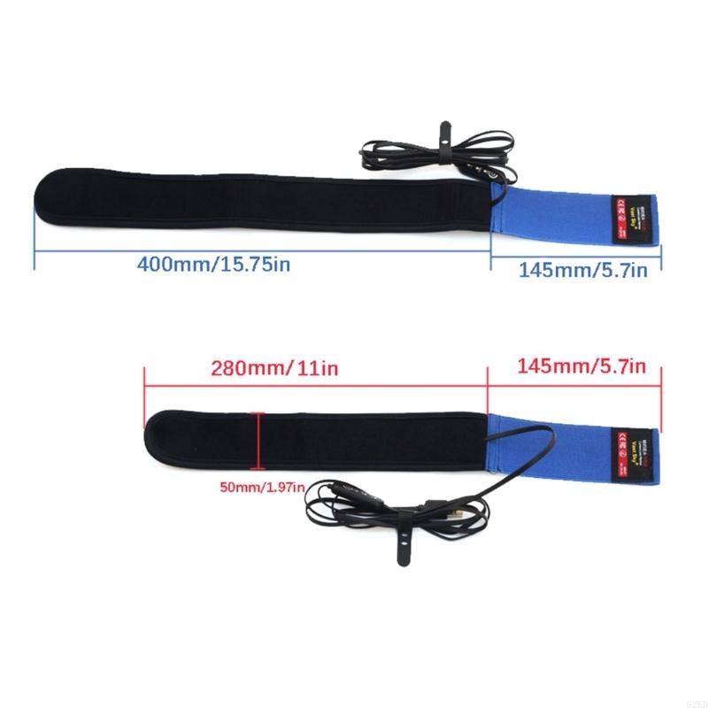 62KD Rosnice Ohřívací Pásky Zabraňuje Rosě Mlze pro Teleskop Objektiv Fotoaparátu Ohřívač USB Popruh