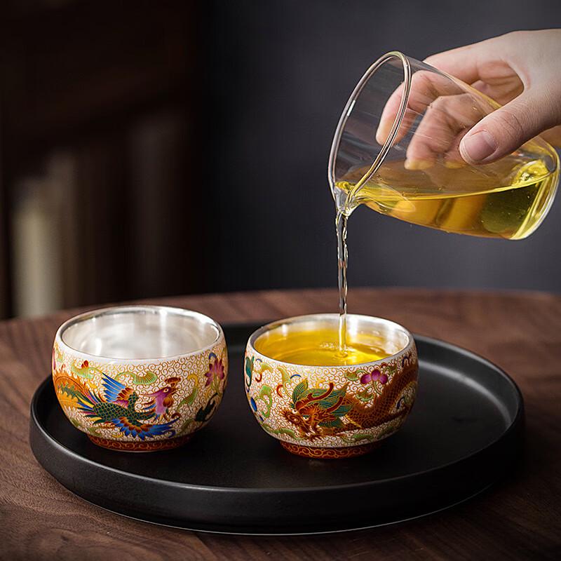 Gold Wire Cloisonné Master Tea Cup
