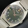 VINTAGE HMT HAND-WINDING INDIAN MENS BLACK COLOR DIAL WATCH A702836-1 R211-a702836