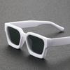 Unisex Plastic Fashion Square Frame Sunglasses For Street Pography And Beach Trips Driving Accessories