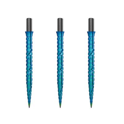 Cuesoul TOUCH POINT II Replacement Dart Steel Color Titanium Pack of 3 Tips, Point, Design, Coated, (CSDA-GZ9-Q33)