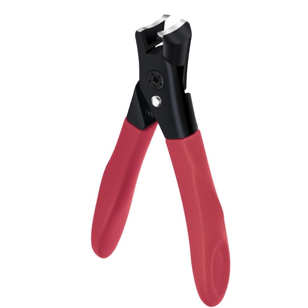 

Large Thick Hard Nail Clippers ABS Toenail Cutter Special Diagonal Pliers Household Red Flat Mouth