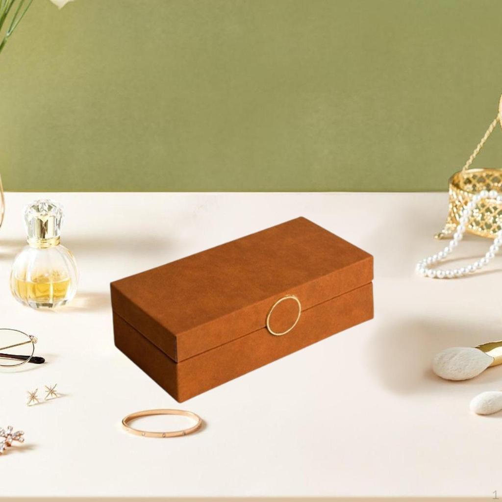 Jewelry Organizer Pendant Storage Container Trinket for Women Dresser Necklace Box