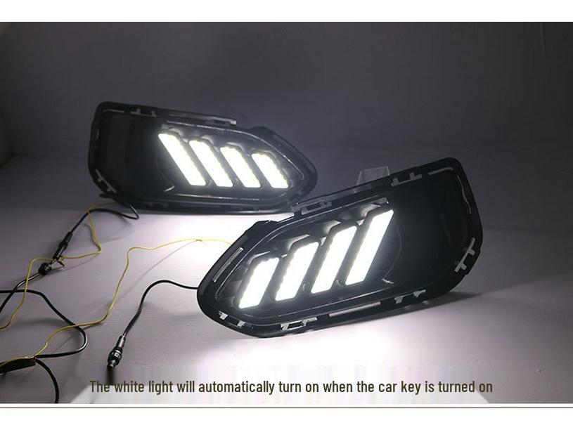 LED Daytime Running & Fog Lights for Honda Fit (2018-2020) - Front Bumper Decorative Modification.