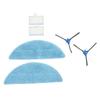 Replacement Parts For Cecotec For Conga M70 For Genesis Robot Vacuum, Includes 2 Side Brushes 2 Filters 2 Mops