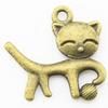 Charms Cat Pendants Heart Alloy Crafts For DIY Jewelry Making Accessories
