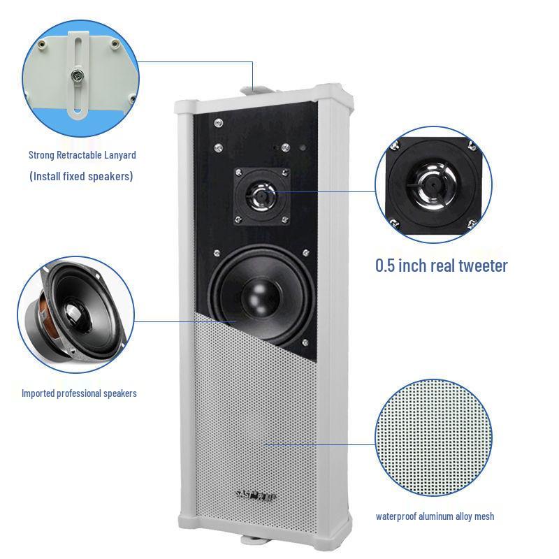 Xiangke ST501 Waterproof Bluetooth Outdoor Wall-Mount Speaker with Super Bass
