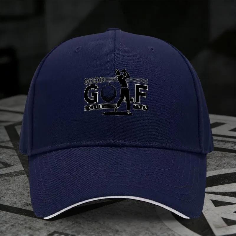Gute Golfschläger Grafik Baseballkappe Polyester Verstellbar Lässige Kappe Zum Golfen Unisex