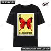 Butterfly Mexican Design La Mariposa Funny  TShirt Plain Graphic  Shirt Mens Shirts Tshirts Round Short Sleeved