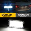 2pcs LIGHT Number License Plate Lights For Seat Altea 2004-2009 Arosa 1997-2004 Facelift Cordoba MK1 (6K) Facelift 1999-2002