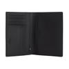 New COACH Coated Canvas Card Holder Mini Men's Black Gray CX878-QBGRM