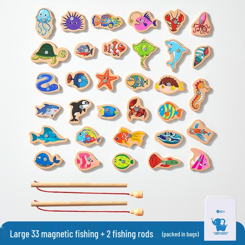 Magnetic Fishing Toy - Educational Gift for Toddlers Aged 1-3, Perfect for Boys and Girls