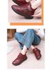 Women's Fleece-Lined Slip-On Winter Boots - Non-Slip and Warm Cotton Shoes for Middle-Aged and Elderly