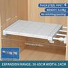 Retractable Wardrobe Shelf Divider and Organizer