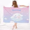 My Melody & Kuromi Cute Kids Bath Towel | Soft Quick Dry Absorbent Towel for Swimming & Sports | Windproof Travel Poncho for Bea