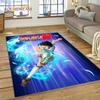 3D Cartoon Captain Tsubasa Football Rug Carpet for Living Room Bedroom Home Decor,Floor Mat Non-slip Decoration for Sofa Doormat