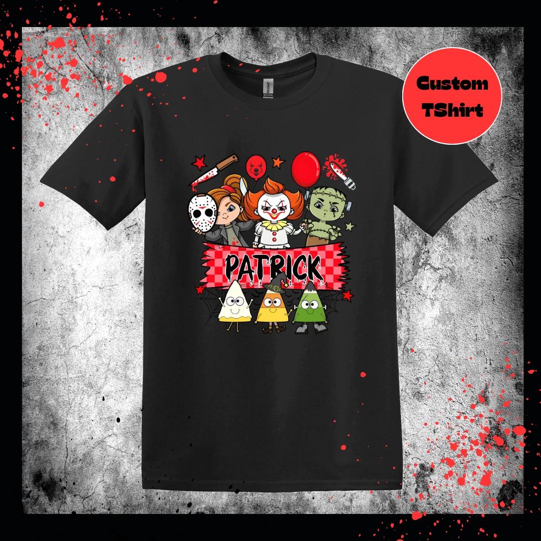 Men s and Women s T-shirts Personalized Name Pennywise Custom XXL