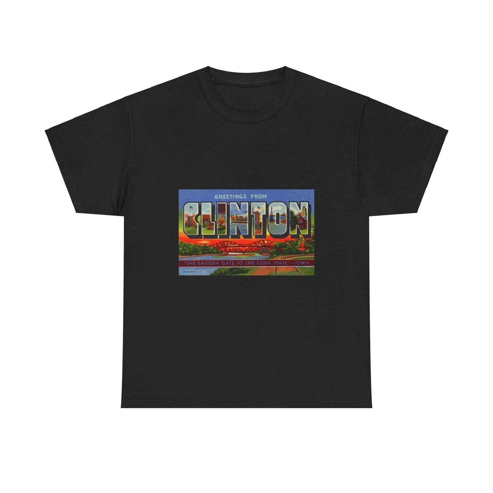 Greetings from Clinton (Greeting Postcards) T shirt M