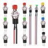 10pcs Multipurpose Reset Push Button Switches Sturdy Plastic Materials Ideal for Frequent Use In Various Projects