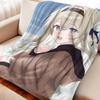 Cartoon Honkai Star Rail Firefly Flannel Blanket Cover Warmth Soft Anime Blanket Multifunctional Decor Home Universal Blankets