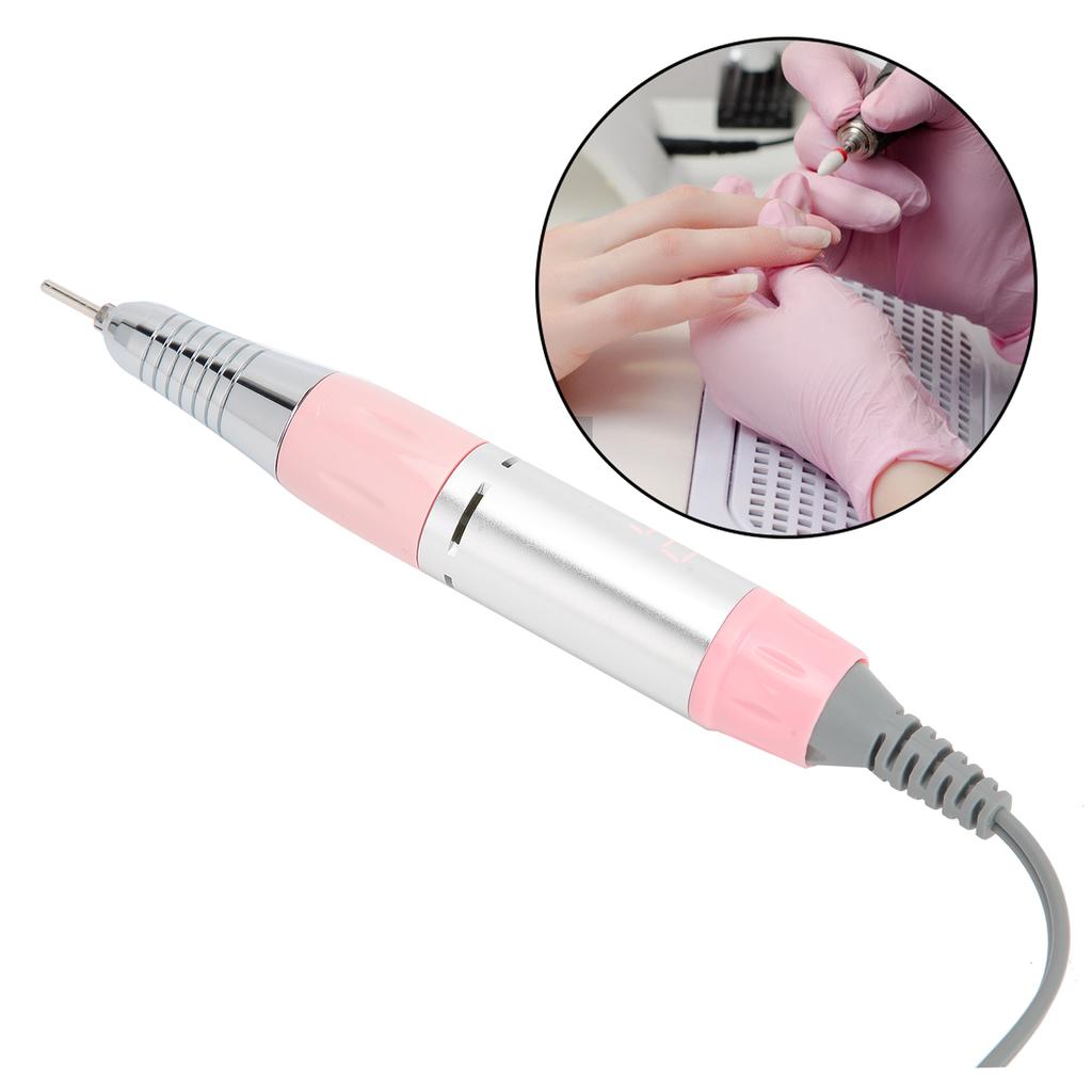Electric Nail Drill Handle Metal Grinding Polishing Pen Handle Nail Art Accessory