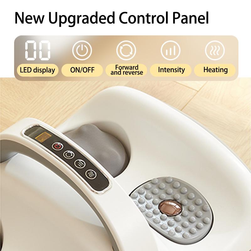 Masażer Shiatsu do stóp z wibracjami Elektryczny podgrzewany Masaż łydek i stóp Terapeutyczne ugniatanie Poprawia krążenie krwi w nogach Relaks mięśni