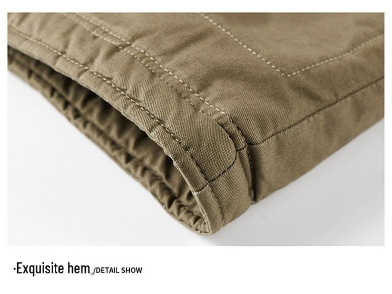 Men's Lambswool Coat: New Style Autumn/Winter Thick Velvet Warm Cotton Workwear Jacket