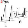 8cm/15cm Metal Picture Photo Frame Display Stand Plate Holder Dish Rack for Small Easel Card Platter Tabletop Art In Home Office
