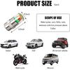 4 PCS Tire Pressure Monitor Valve Stem Caps, 2.4Bar 36PSI Car Tire Pressure Monitor Sensor Indicator with 3-Color Eye Alert, Universal Valve Stem